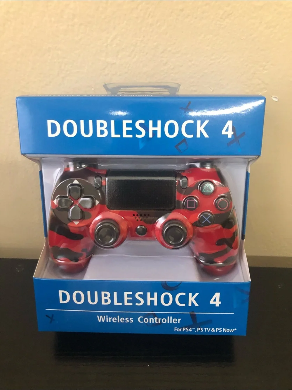 Red Camouflage Wireless Controller for ps4